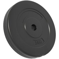 Set discuri olimpice VidaXL 93597 30kg (Black) Thumb