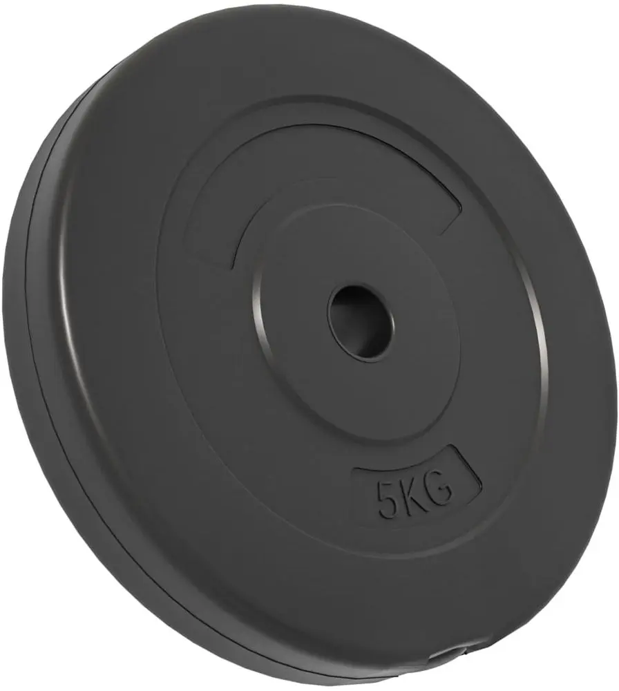 Set discuri olimpice VidaXL 93597 30kg (Black)