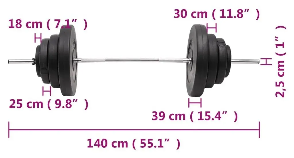 Haltera VidaXL 3145017 (Black)