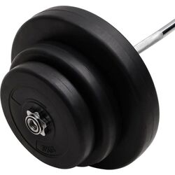 Haltera VidaXL 3145018 60kg (Black) Thumb
