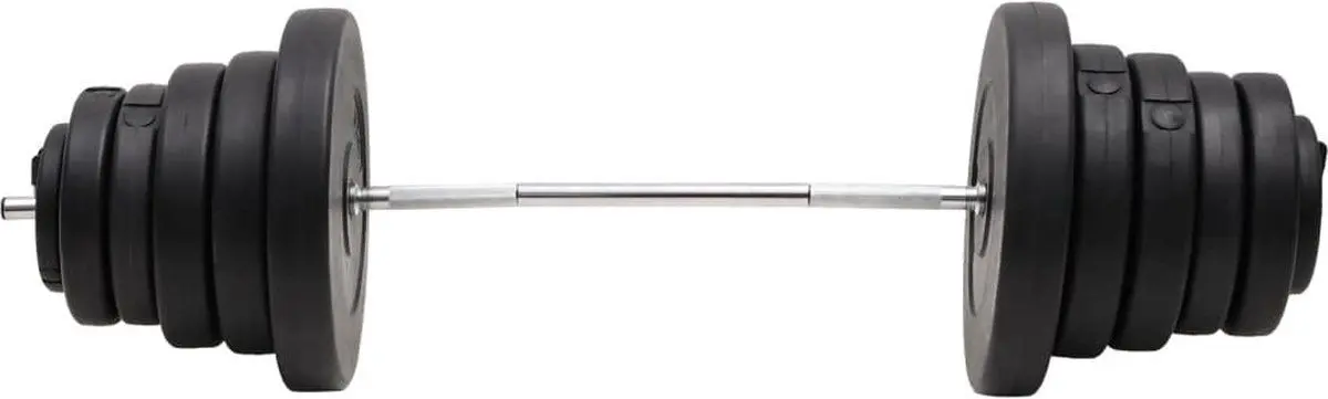 Штанга VidaXL 3145021 90kg (Black)
