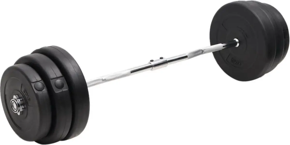 Штанга VidaXL 3145022 90kg (Black)