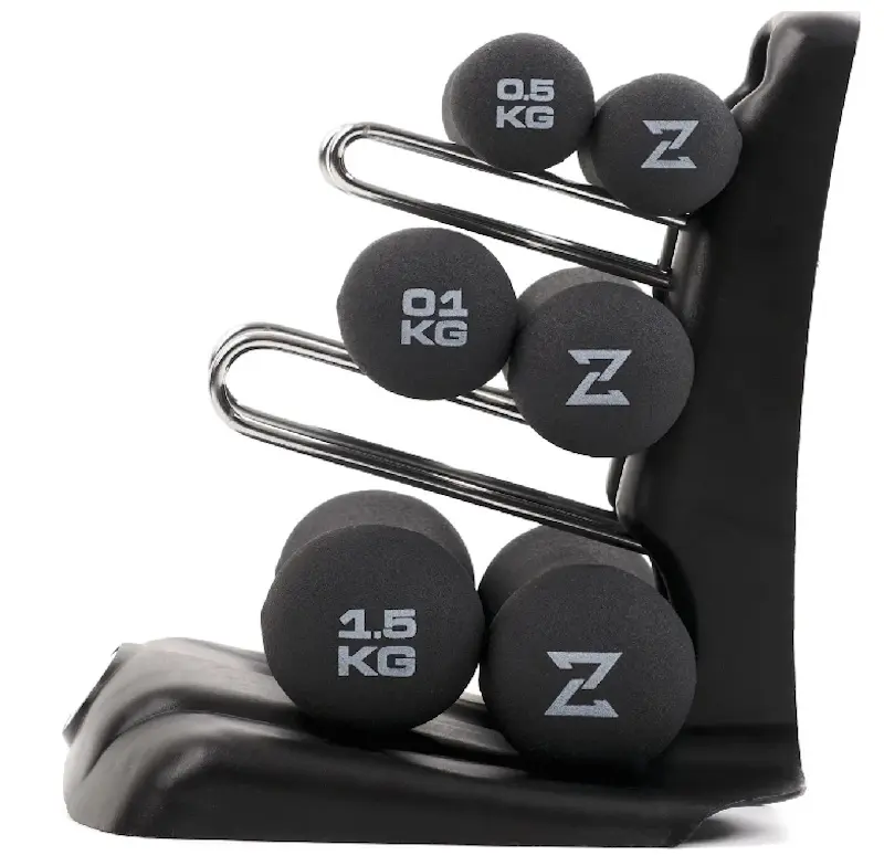 Набор гантель Zipro Neoprene 6kg (Black) - 3