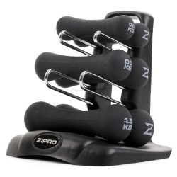 Набор гантель Zipro Neoprene 6kg (Black)