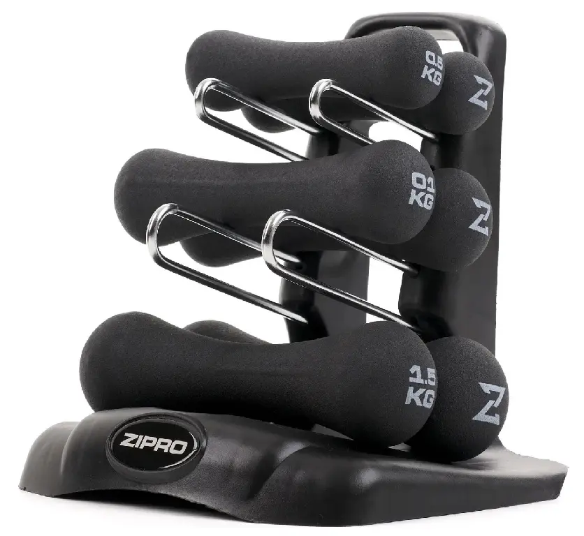 Набор гантель Zipro Neoprene 6kg (Black)