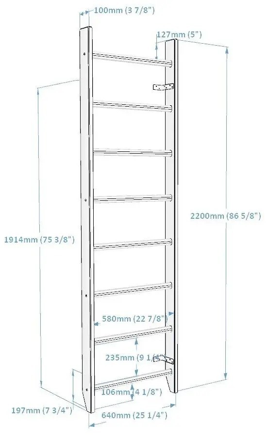 Шведская стенка BenchK 100 (Natural)