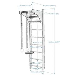 Spalier suedez BenchK 111 + A204 (Wood) Thumb