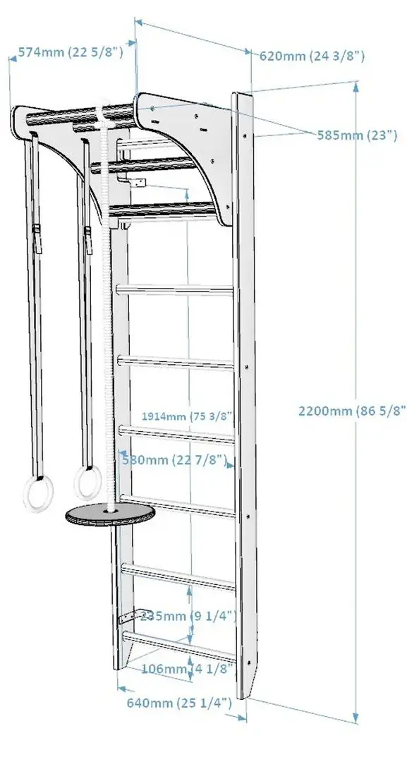 Spalier suedez BenchK 111 + A204 (Wood) - 12