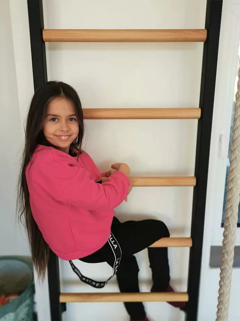 Spalier suedez BenchK 210B (Black/Wood)