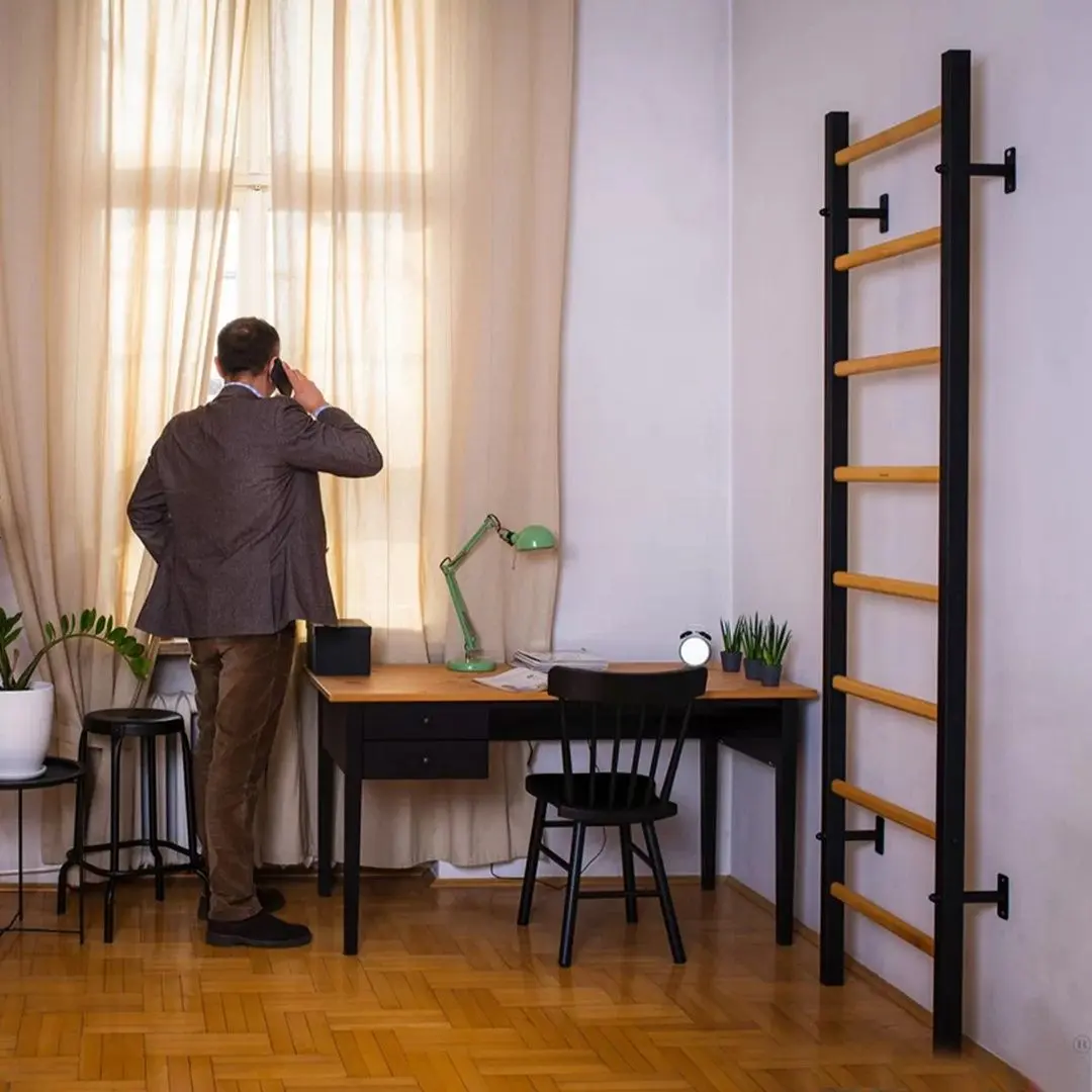 Spalier suedez BenchK 210B (Black/Wood)