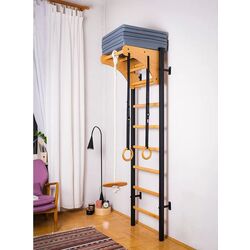 Шведская стенка BenchK 211B + A076 (Black/Wood) Thumb
