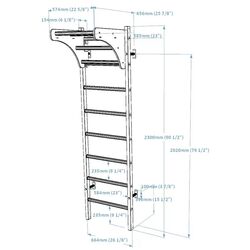 Spalier suedez BenchK 211W (White/Wood) Thumb