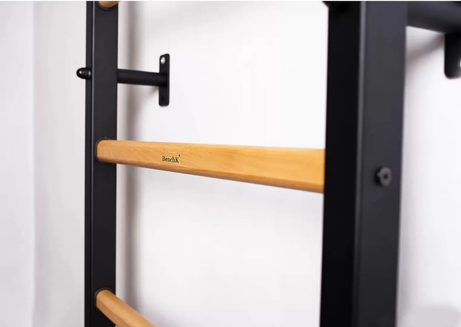 Шведская стенка BenchK 221B + A076 (Black/Wood) - 4