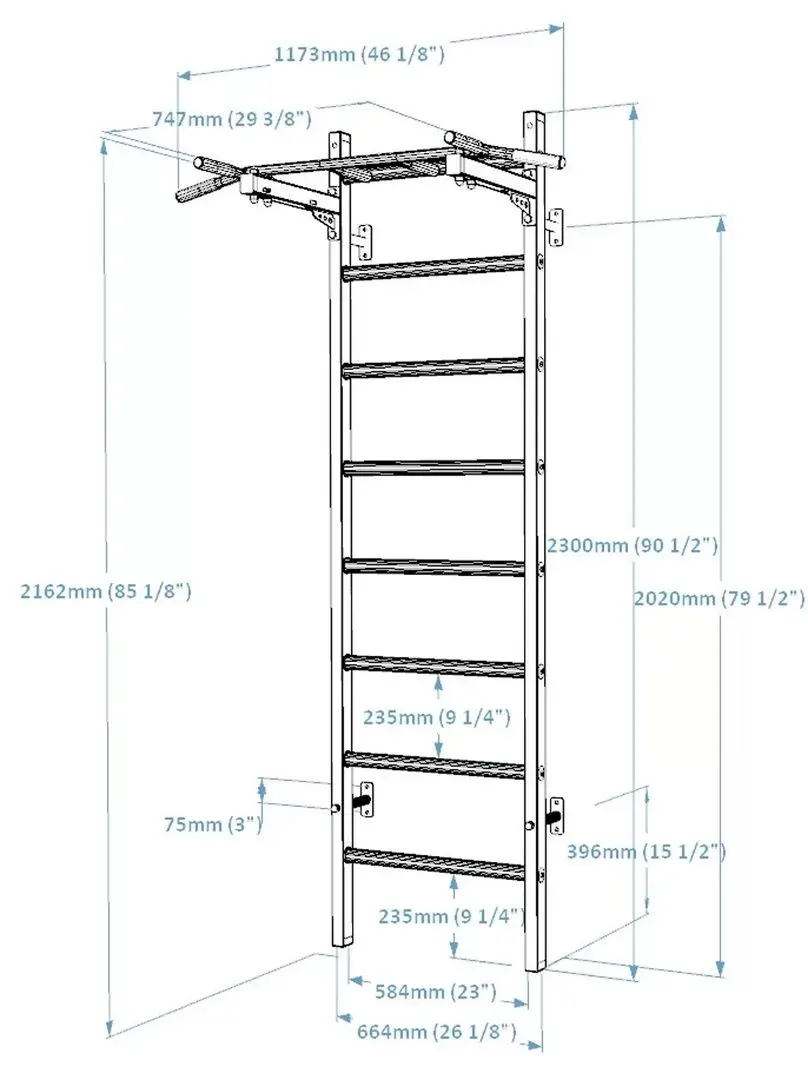 Spalier suedez BenchK 221B (Black/Wood)