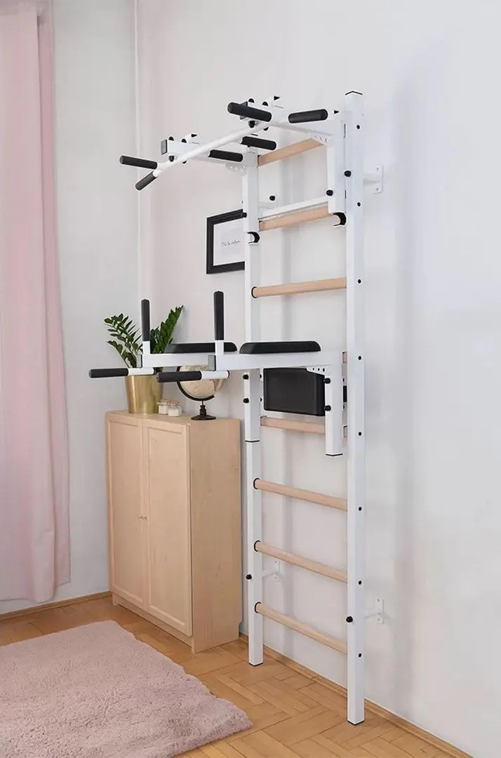 Шведская стенка BenchK 232W (White/Wood)