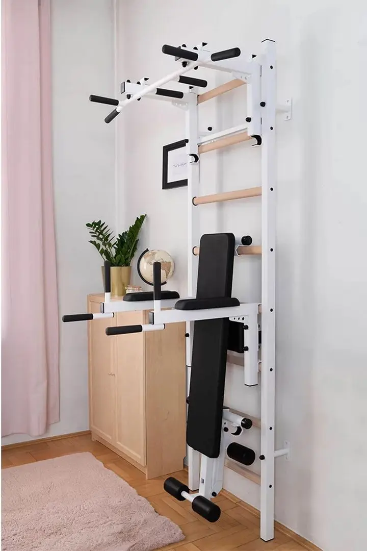 Шведская стенка BenchK 233W (White/Wood)