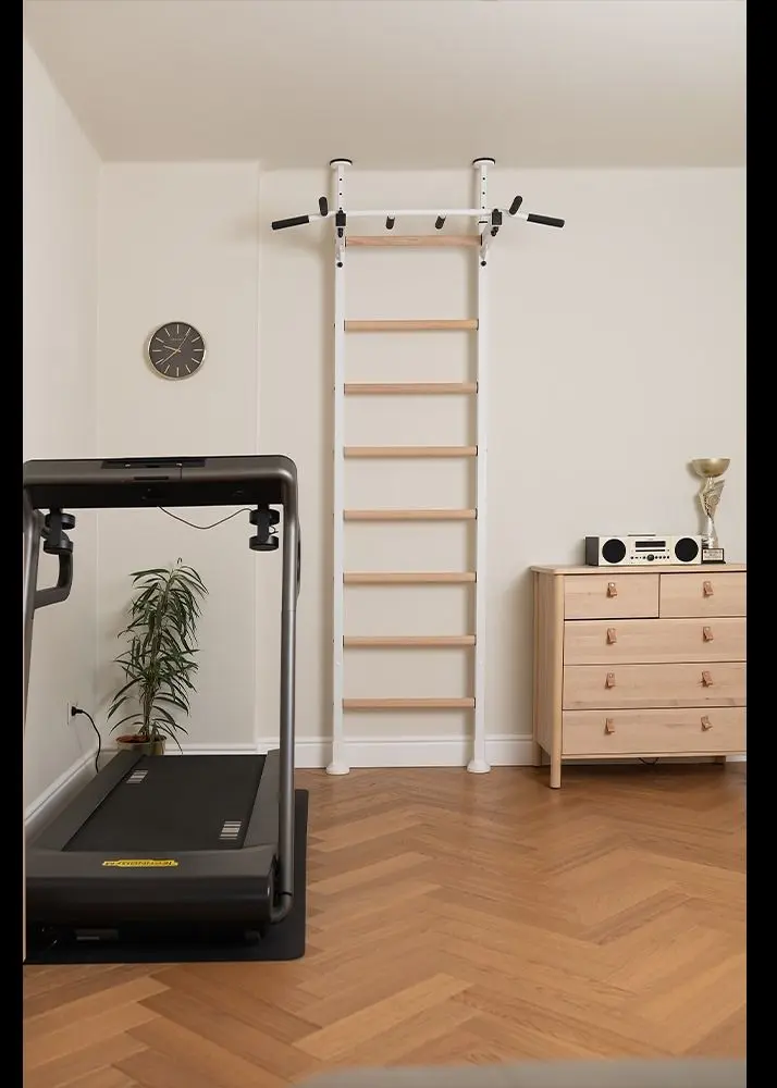 Шведская стенка BenchK 521W (White/Natural)