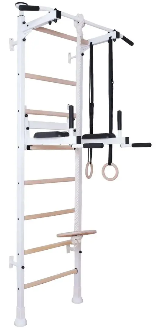 Шведская стенка BenchK 522W+A204 (White/Wood)