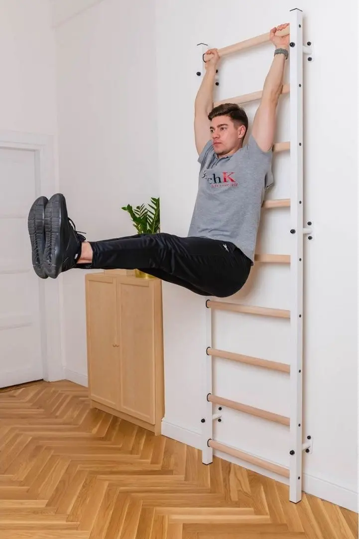 Шведская стенка BenchK 700W (White/Wood)