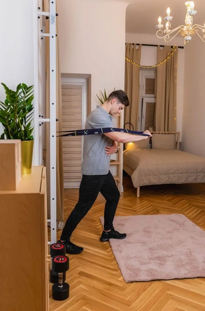 Шведская стенка BenchK 700W (White/Wood)