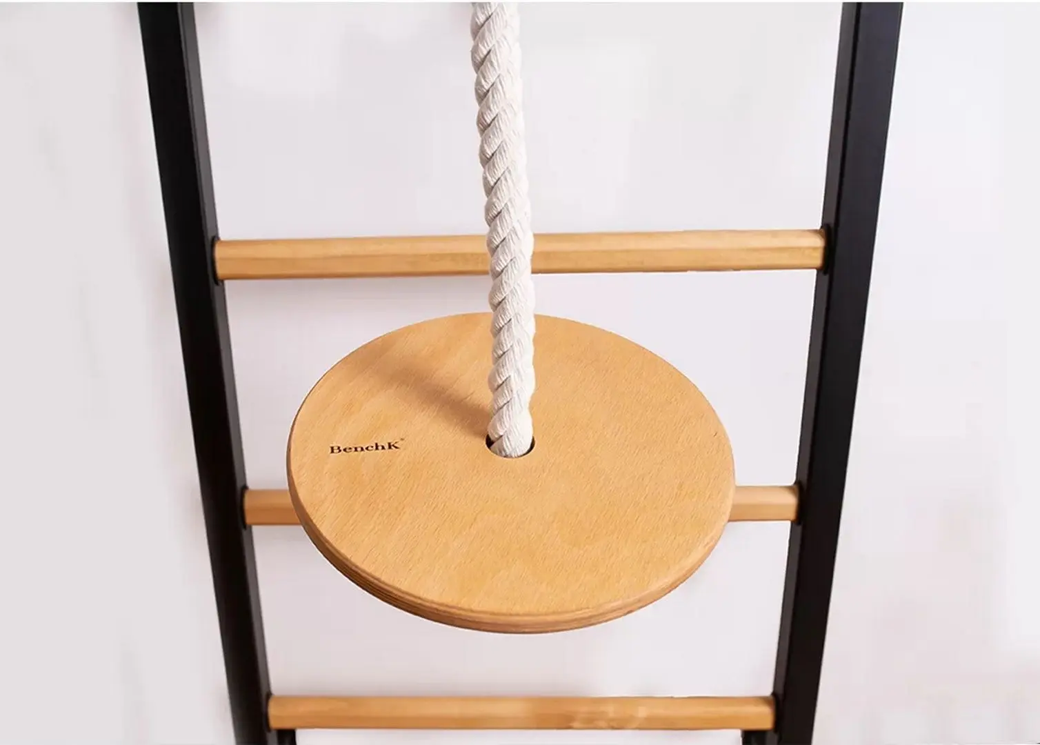 Шведская стенка BenchK 721B + A076 (Black/Wood)