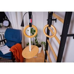 Шведская стенка BenchK 721B + A076 (Black/Wood) Thumb