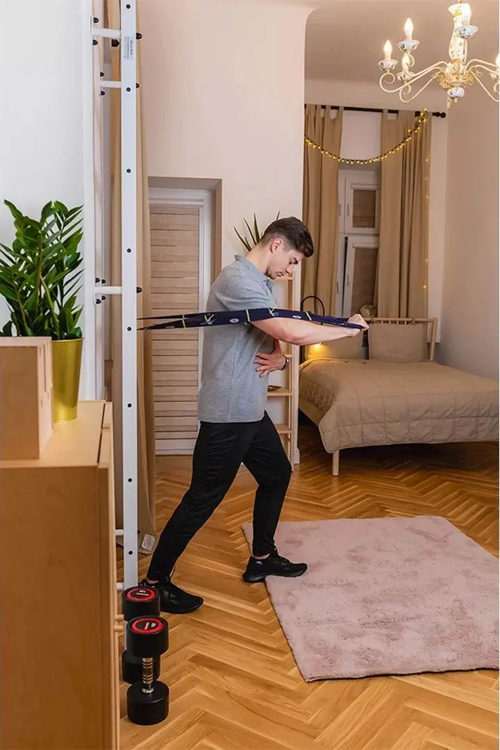 Шведская стенка BenchK 721W (White/Wood)