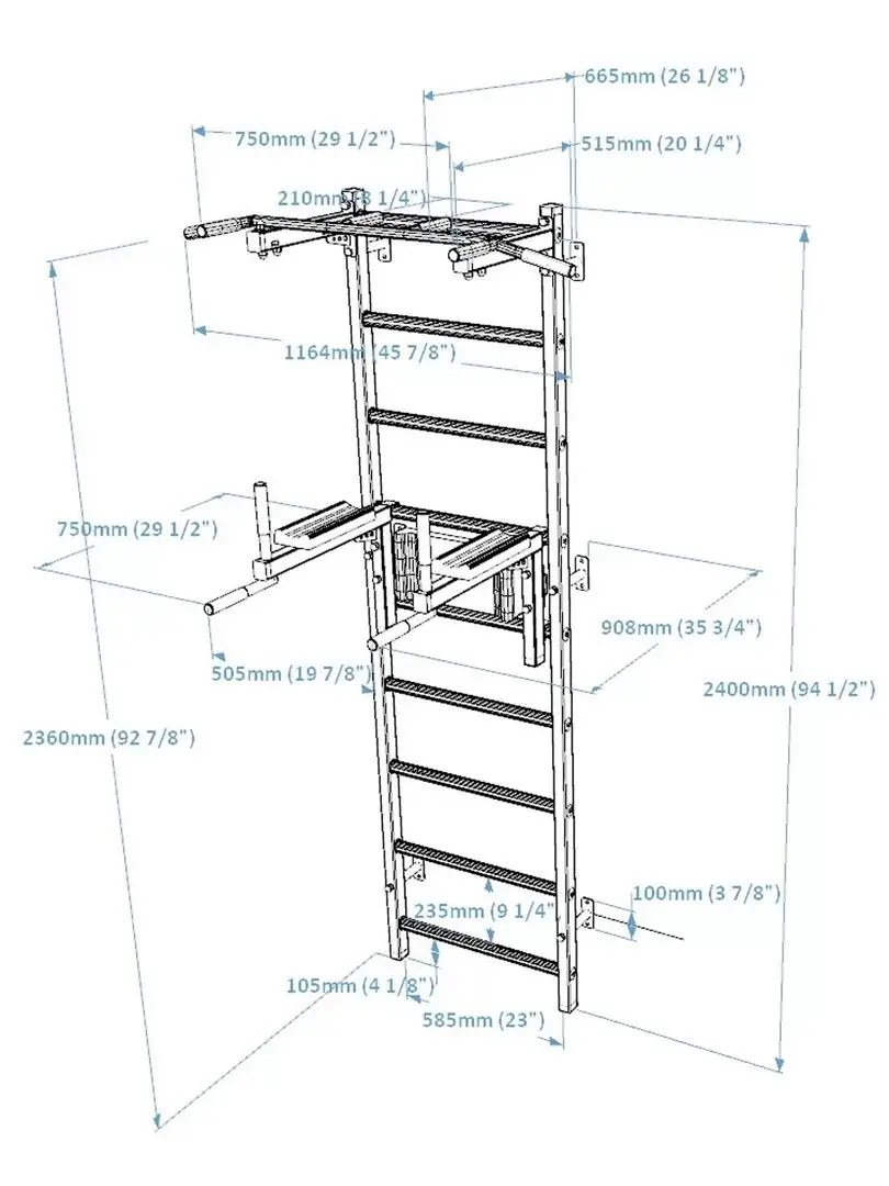 Spalier suedez BenchK 722W (White/Wood) - 2