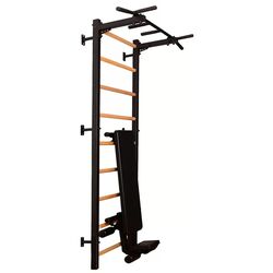 Шведская стенка BenchK 723B (Black/Wood) Thumb