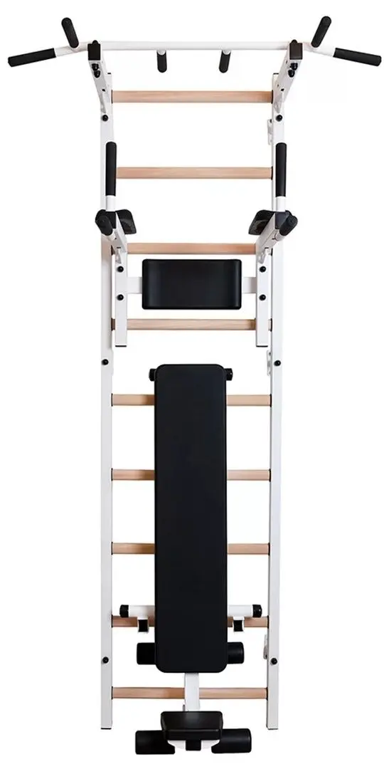 Шведская стенка BenchK 723W (White/Wood)