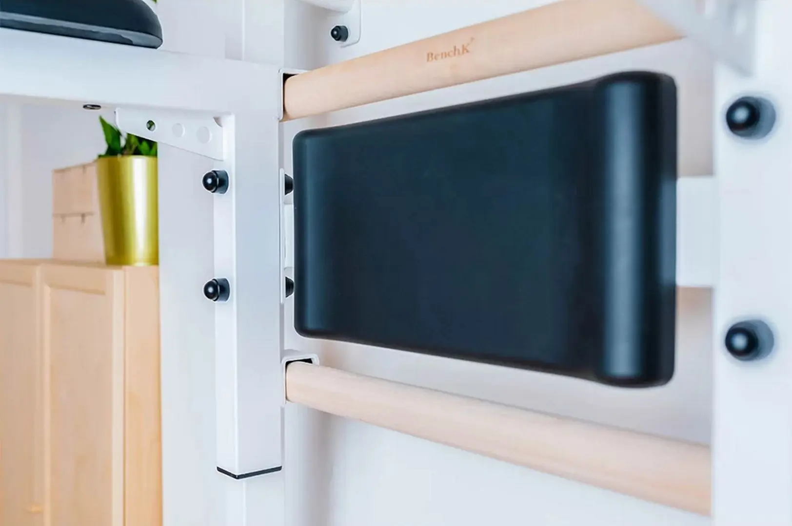 Шведская стенка BenchK 723W (White/Wood)