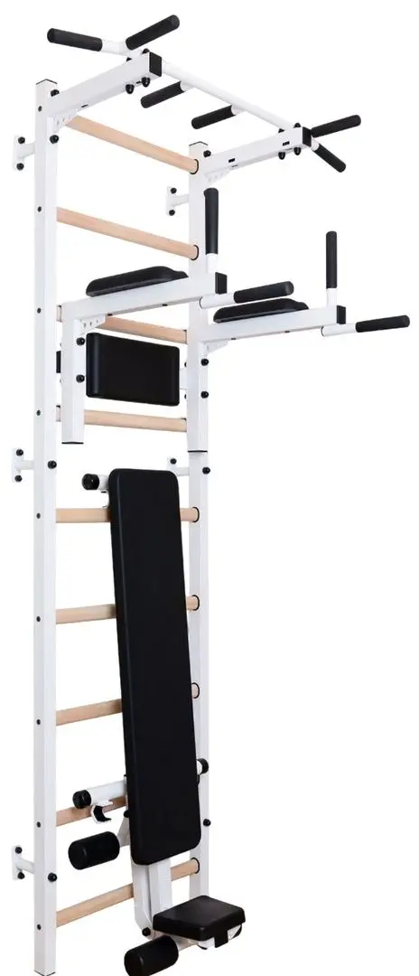 Шведская стенка BenchK 723W (White/Wood)