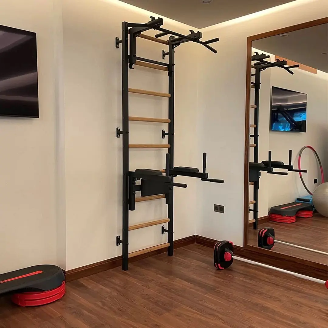 Шведская стенка BenchK 732B (Black/Wood)