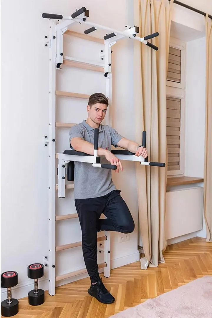 Spalier suedez BenchK 732W (Black/Wood)