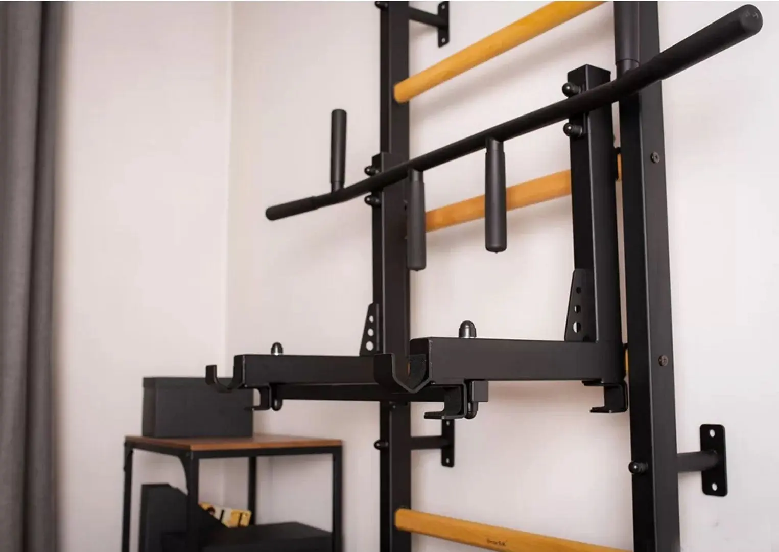 Шведская стенка BenchK 733B (Black/Wood)