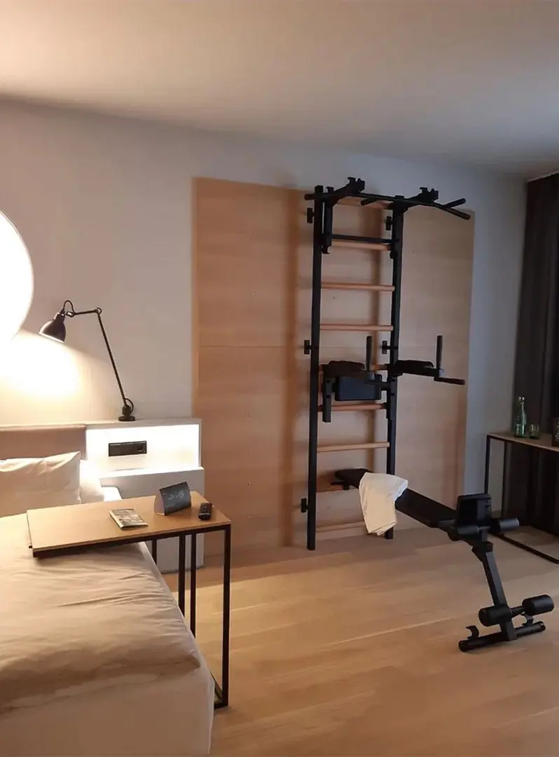 Шведская стенка BenchK 733B (Black/Wood)