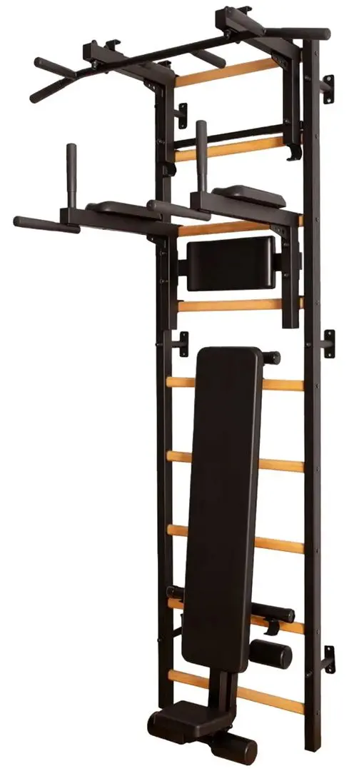Шведская стенка BenchK 733B (Black/Wood)
