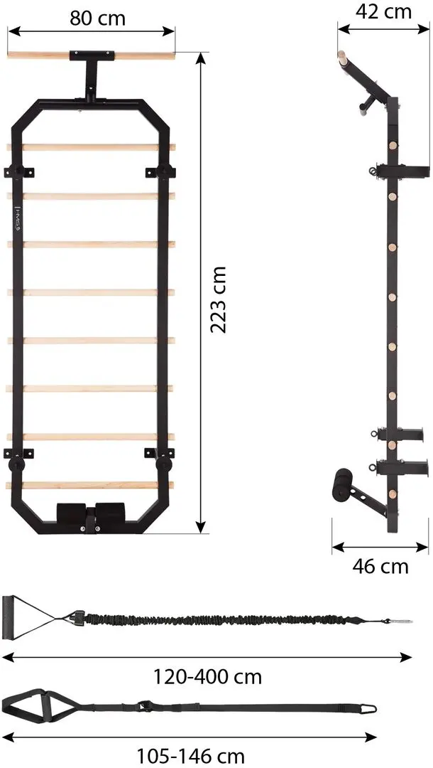 Шведская стенка HMS DW2708 (Black)