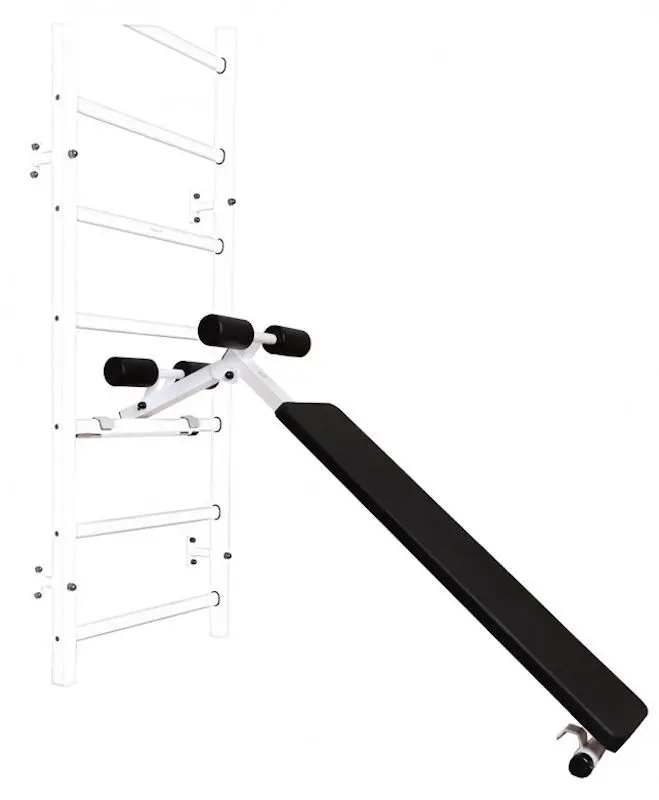 Скамья для шведской стенки BenchK B1W (White/Black) - 3