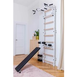 Скамья для шведской стенки BenchK B1W (White/Black) Thumb