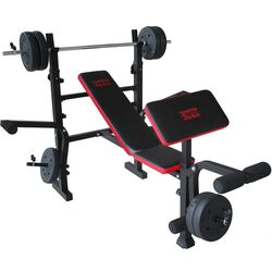 Banca multifunctionala Motive Fitness Bronx 19030 (Black/Red)