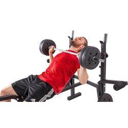 Banca multifunctionala Motive Fitness Bronx 19030 (Black/Red) Thumb