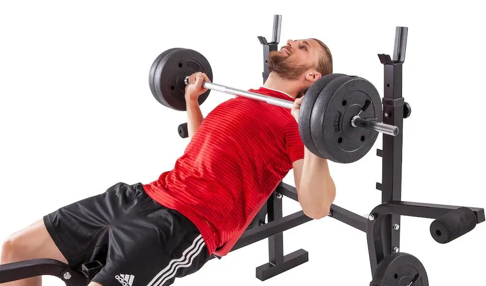 Banca multifunctionala Motive Fitness Bronx 19030 (Black/Red)