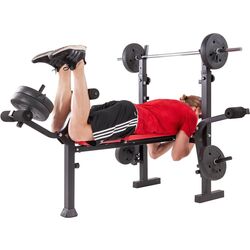 Banca multifunctionala Motive Fitness Bronx 19030 (Black/Red) Thumb