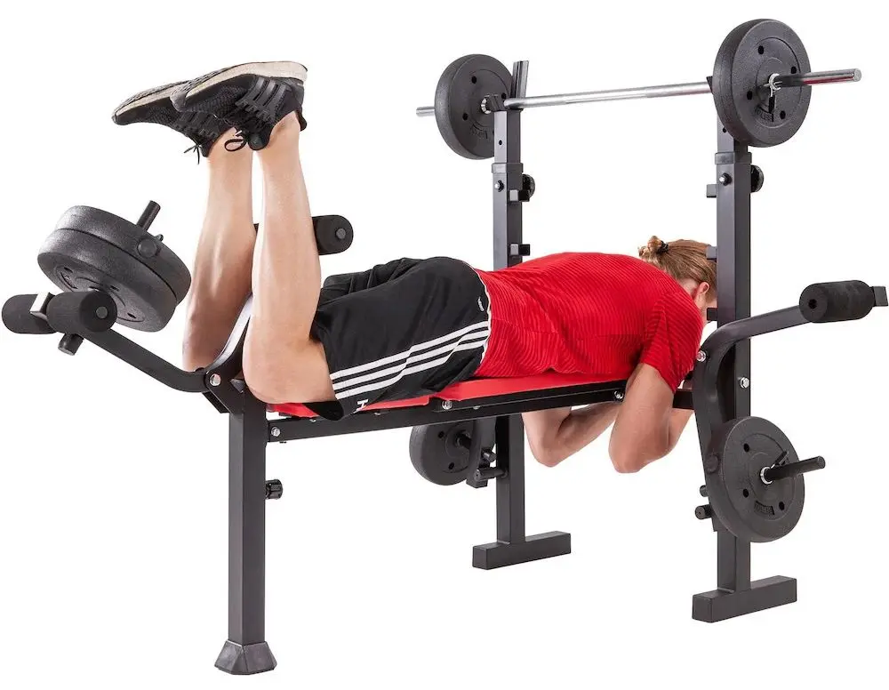 Banca multifunctionala Motive Fitness Bronx 19030 (Black/Red)