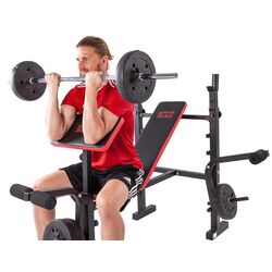 Banca multifunctionala Motive Fitness Bronx 19030 (Black/Red) Thumb