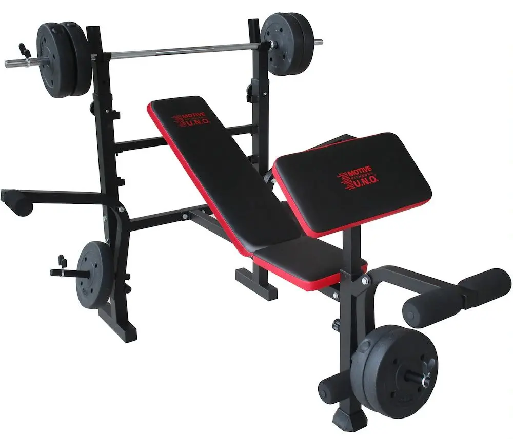 Banca multifunctionala Motive Fitness Bronx 19030 (Black/Red)