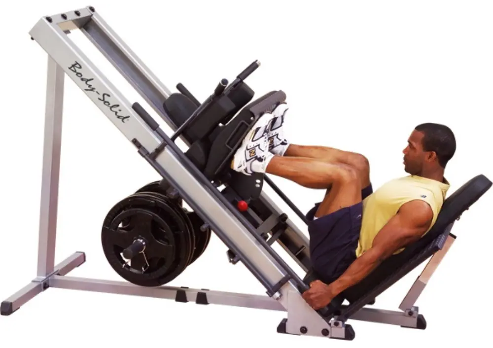 Aparat presa picioare Body-Solid GLPH1100 (Black/Silver)