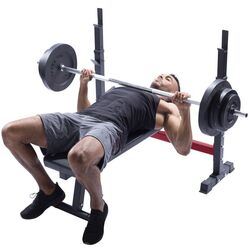 Banca piept inclinat Christopeit Sport WB 1000 (Black) Thumb