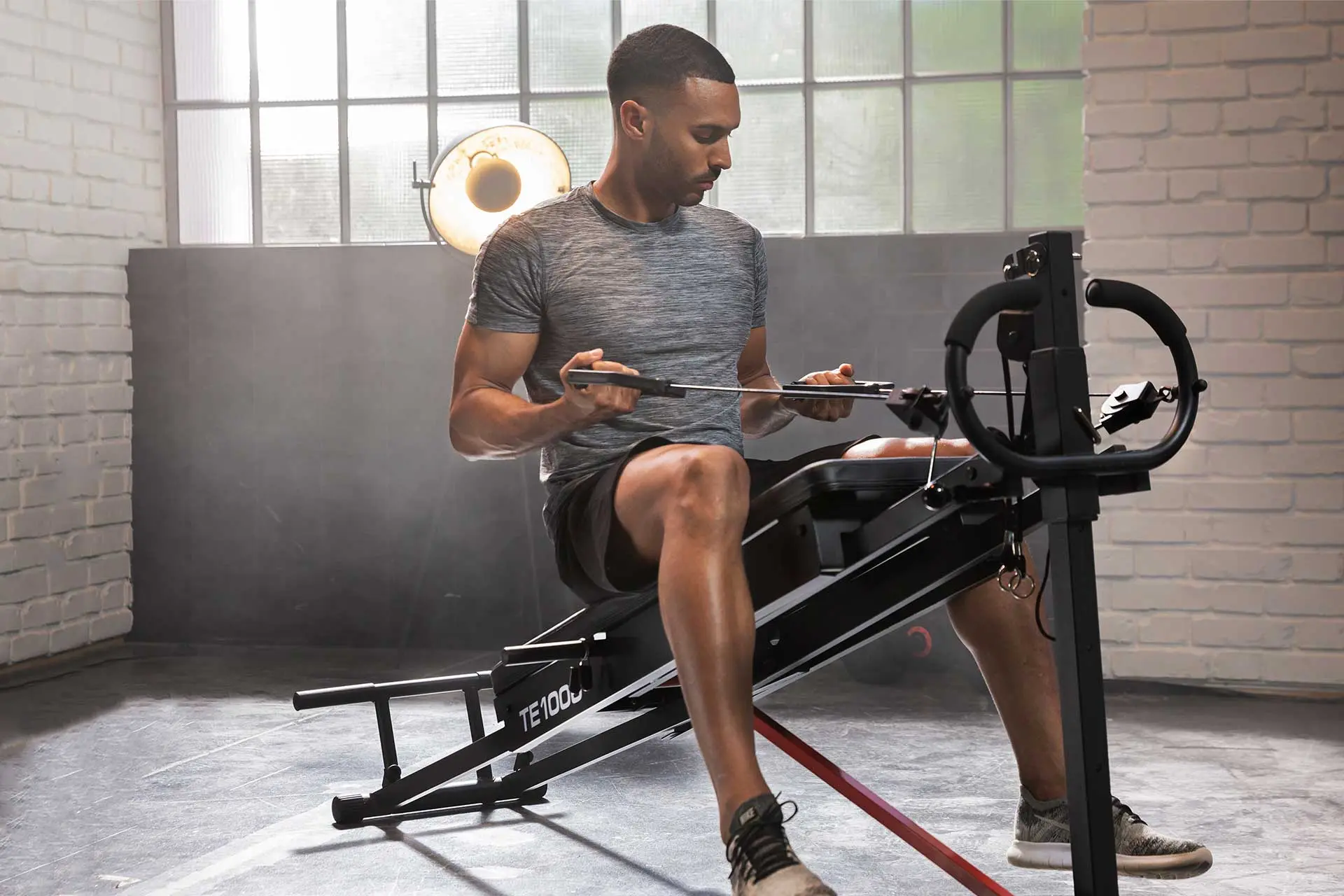 Banca multifunctionala Christopeit Sport Total Exerciser TE 1000 (Black)